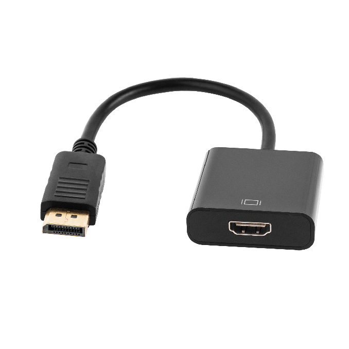 Cabluri si accesorii - Cablu adaptor display port - HDMI out, 10cm, negru, Cabletech Cabluri si accesorii - Cablu adaptor display port - HDMI out, 10cm, negru, Cabletech