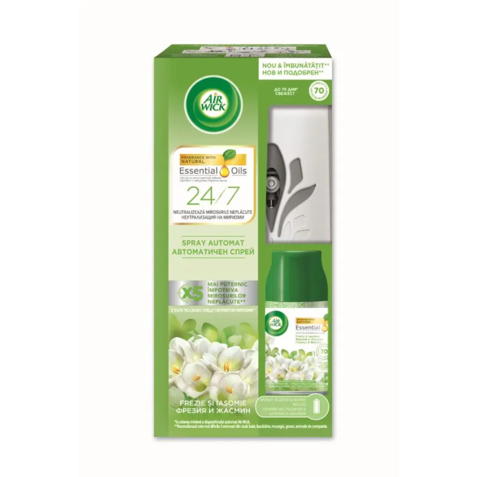 Odorizanti si insecticide - Odorizant camera, aparat si rezerva, 250ml, freesia&jasmine, Air Wick Odorizanti si insecticide - Odorizant camera, aparat si rezerva, 250ml, freesia&jasmine, Air Wick