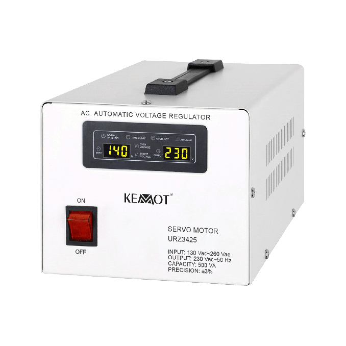 Servere, UPS - Stabilizator de tensiune, cu servormotor, 500VA, Kemot Servere, UPS - Stabilizator de tensiune, cu servormotor, 500VA, Kemot