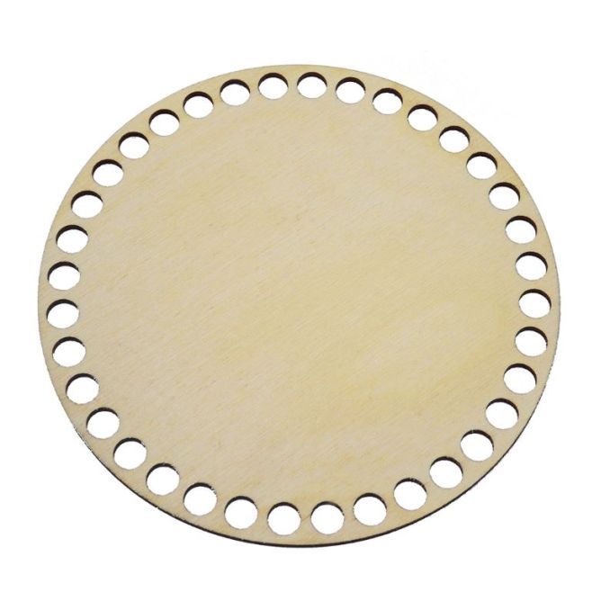 Baza din lemn pentru cosuri, forma rotunda, Ø 17cm, Dp Craft Baza din lemn pentru cosuri, forma rotunda, Ø 17cm, Dp Craft