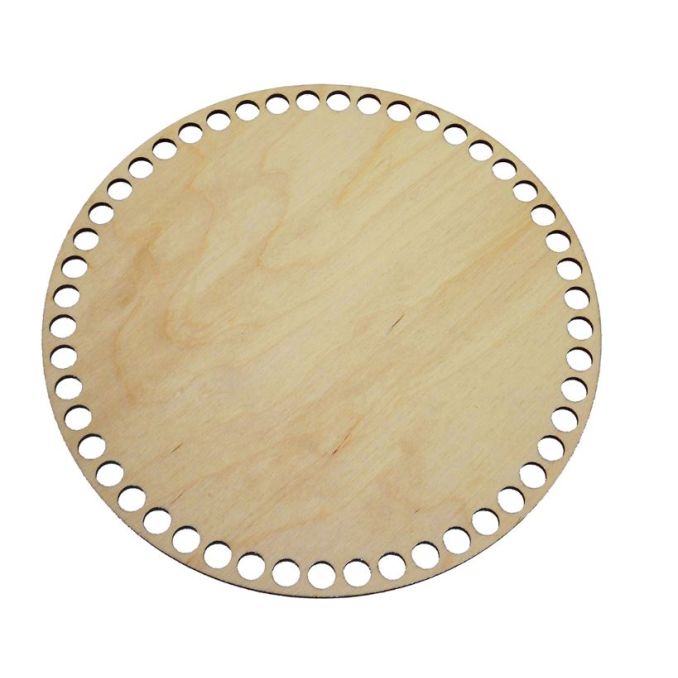 Baza din lemn pentru cosuri, forma rotunda, Ø 20cm, Dp Craft Baza din lemn pentru cosuri, forma rotunda, Ø 20cm, Dp Craft
