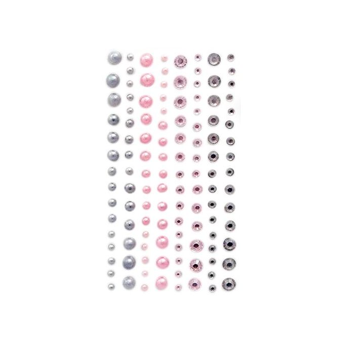 Strasuri/pietre si perle adezive, Ø 3/4/5/6mm, 120 buc/set, modern chic, Dp Craft Strasuri/pietre si perle adezive, Ø 3/4/5/6mm, 120 buc/set, modern chic, Dp Craft