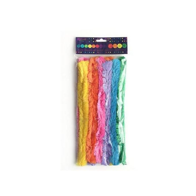 Sarma plusata pufoasa, 30cm, 10 buc/set, culori pastelate, Dp Craft