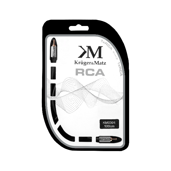 Cabluri si accesorii - Cablu 1rca - 1rca, 1m, Kruger&Matz