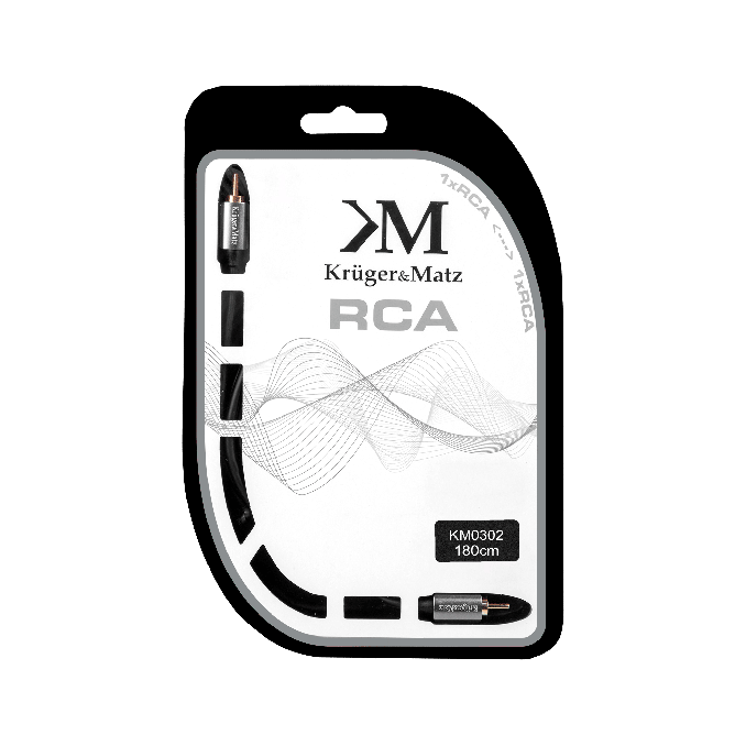 Cabluri si accesorii - Cablu 1rca - 1rca, 1.8m, Kruger&Matz