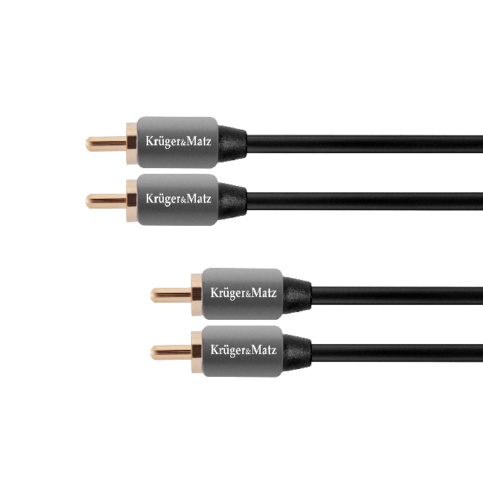 Cabluri si accesorii - Cablu 2rca - 2rca, 1.8cm, Kruger&Matz Cabluri si accesorii - Cablu 2rca - 2rca, 1.8cm, Kruger&Matz