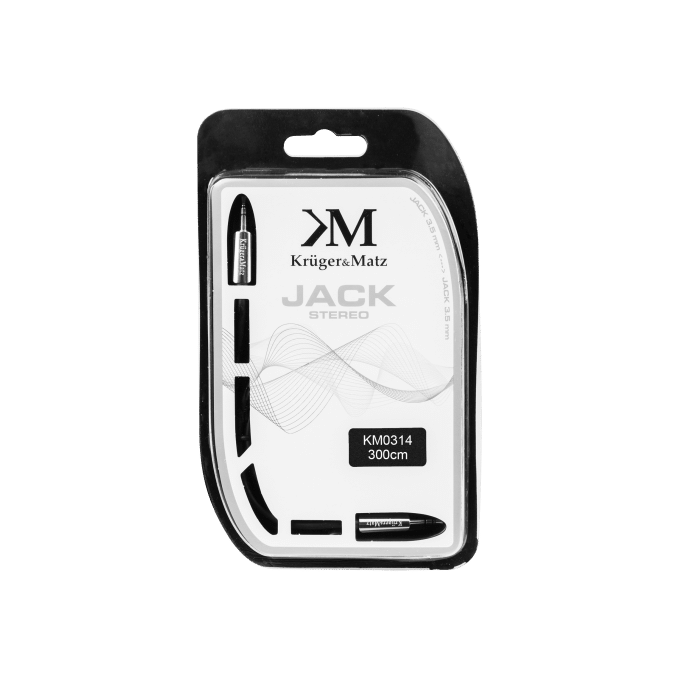 Cabluri si accesorii - Cablu jack 3.5 tata - 3.5 tata, 3m, Kruger&Matz