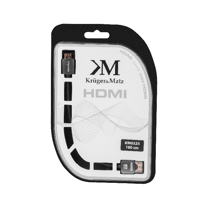 Cabluri si accesorii - Cablu HDMI A - mini HDMI C, 1.8m, Kruger&Matz