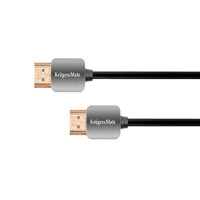 Cabluri si accesorii - Cablu HDMI - HDMI 4k uhd, 1.8m, Kruger&Matz Cabluri si accesorii - Cablu HDMI - HDMI 4k uhd, 1.8m, Kruger&Matz