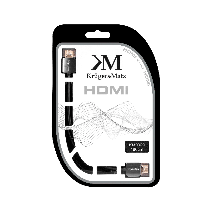 Cabluri si accesorii - Cablu HDMI - HDMI 4k uhd, 1.8m, Kruger&Matz