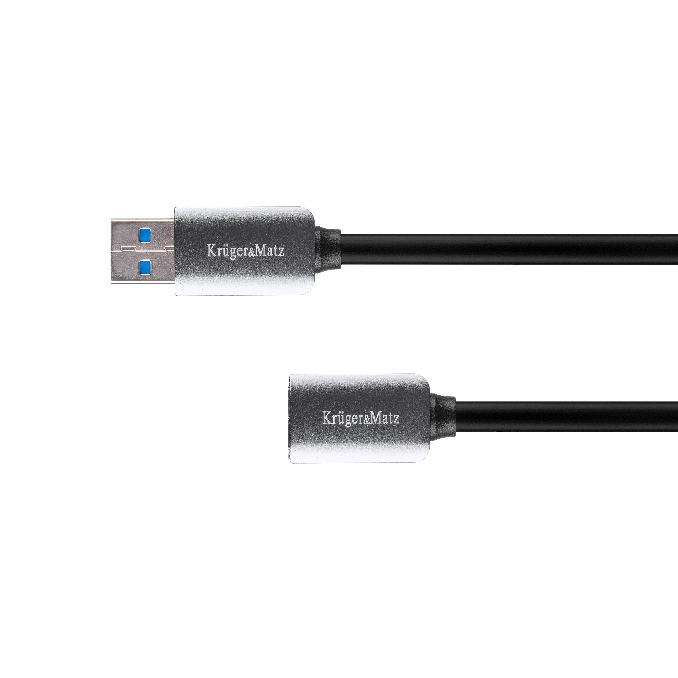 Cabluri si accesorii - Cablu prelungitor usb 3.0, 1m, Kruger&Matz Cabluri si accesorii - Cablu prelungitor usb 3.0, 1m, Kruger&Matz