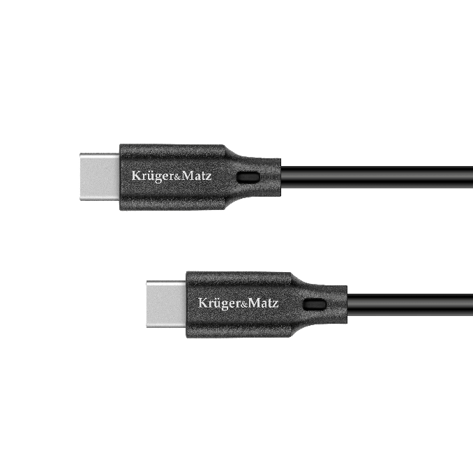 Cabluri si accesorii - Cablu USB tip C - USB tip C, 1m, Kruger&Matz Cabluri si accesorii - Cablu USB tip C - USB tip C, 1m, Kruger&Matz