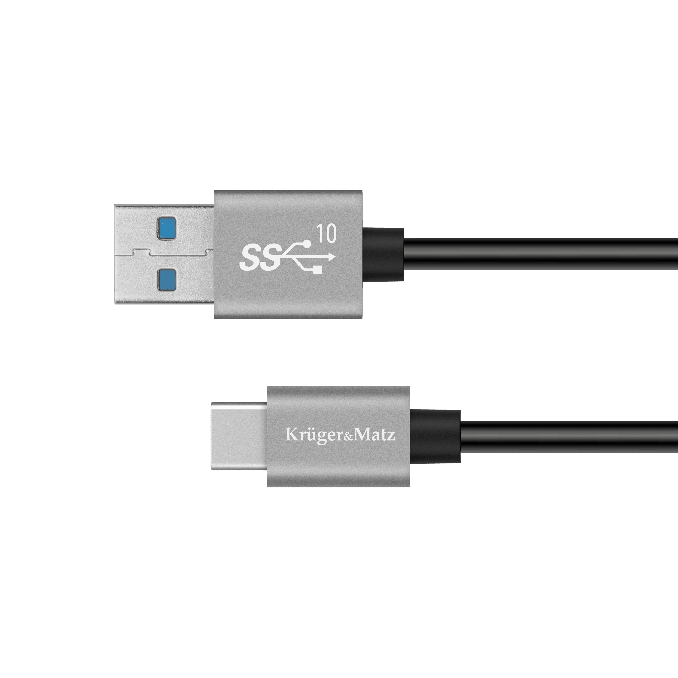 Cabluri si accesorii - Cablu USB - USB tip C, 0.5m, Kruger&Matz Cabluri si accesorii - Cablu USB - USB tip C, 0.5m, Kruger&Matz