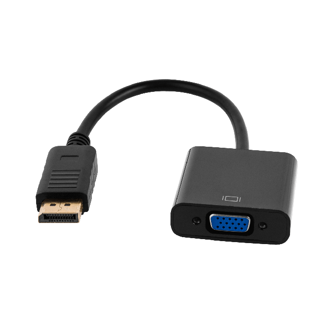 Cabluri si accesorii - Cablu adaptor display port - VGA out, 20cm, negru, Cabletech Cabluri si accesorii - Cablu adaptor display port - VGA out, 20cm, negru, Cabletech
