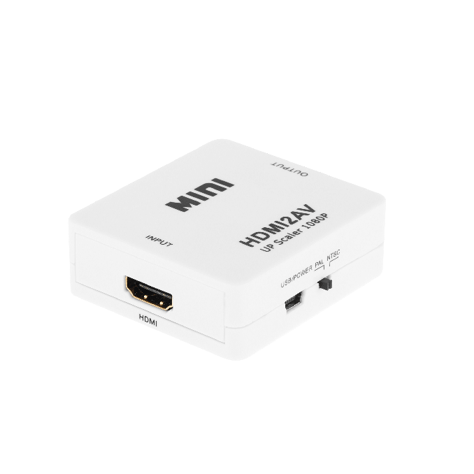 Cabluri si accesorii - Convertor HDMI mama - rca cvbs + audio, alb, Cabletech