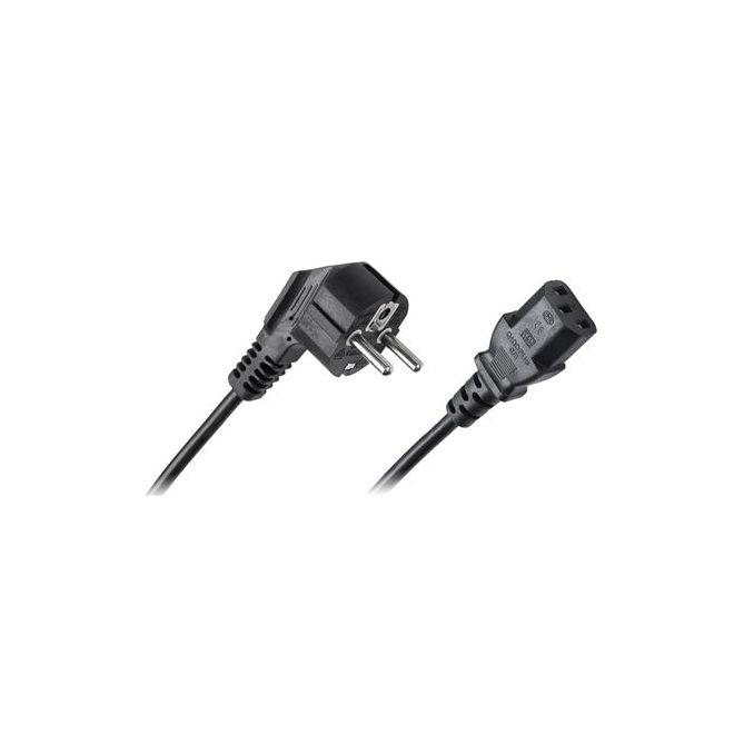 Cabluri si accesorii - Cablu alimentare pc/calculator - IEC C13, stecher schuko, 1.5m, negru, Cabletech Cabluri si accesorii - Cablu alimentare pc/calculator - IEC C13, stecher schuko, 1.5m, negru, Cabletech