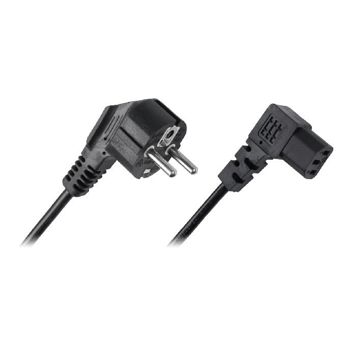Cabluri si accesorii - Cablu alimentare pc/calculator - mufa la 90 grade, stecher schuko, 1.5m, negru, Cabletech Cabluri si accesorii - Cablu alimentare pc/calculator - mufa la 90 grade, stecher schuko, 1.5m, negru, Cabletech