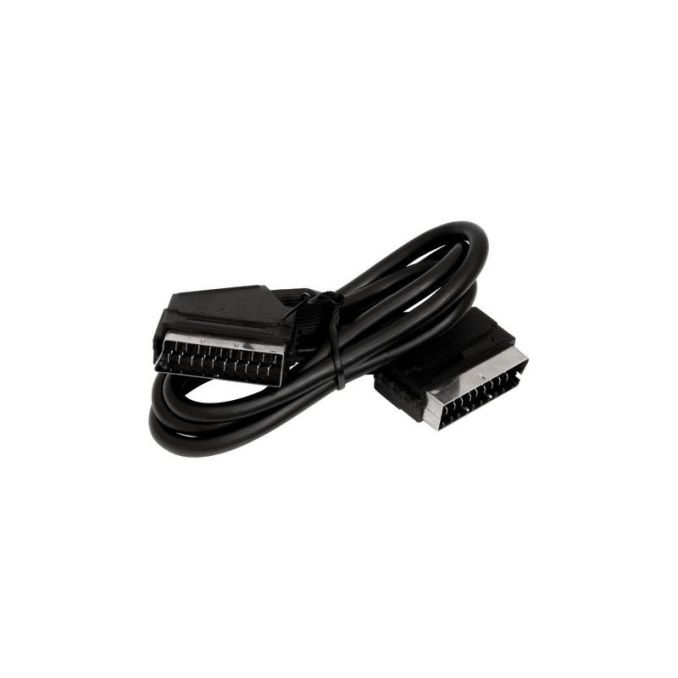 Cabluri si accesorii - Cablu de conectare SCART - SCART, 21 pini, dublu ecranat, 3m, negru, Cabletech Eco-Line