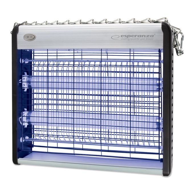 Iluminat si electrice - Aparat cu lampa UV anti insecte (muste, tantari, molii), 1600V, 12W, raza 50mp, Esperanza Insect Killer Exterminator Iluminat si electrice - Aparat cu lampa UV anti insecte (muste, tantari, molii), 1600V, 12W, raza 50mp, Esperanza Insect Killer Exterminator