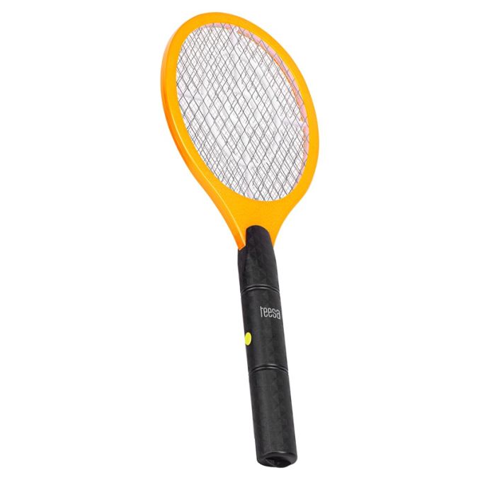 Iluminat si electrice - Paleta electrica anti insecte (muste, tantari, molii), 1500V, 3W, portocaliu/negru, Teesa Swatter Iluminat si electrice - Paleta electrica anti insecte (muste, tantari, molii), 1500V, 3W, portocaliu/negru, Teesa Swatter