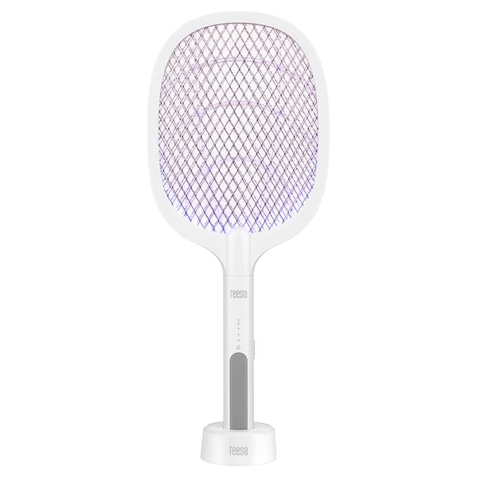 Iluminat si electrice - Paleta electrica/lampa UV anti insecte (muste, tantari, molii), statie de andocare, 3000V, 2W, Teesa Swatter 2in1 Iluminat si electrice - Paleta electrica/lampa UV anti insecte (muste, tantari, molii), statie de andocare, 3000V, 2W, Teesa Swatter 2in1