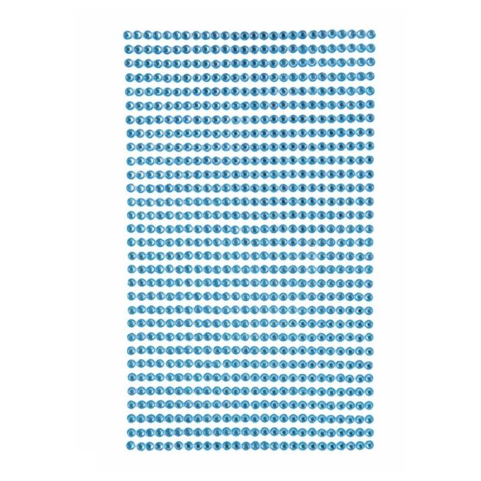 Strasuri/pietre adezive, Ø 3mm, 806 buc/set, bleu, Dp Craft Strasuri/pietre adezive, Ø 3mm, 806 buc/set, bleu, Dp Craft