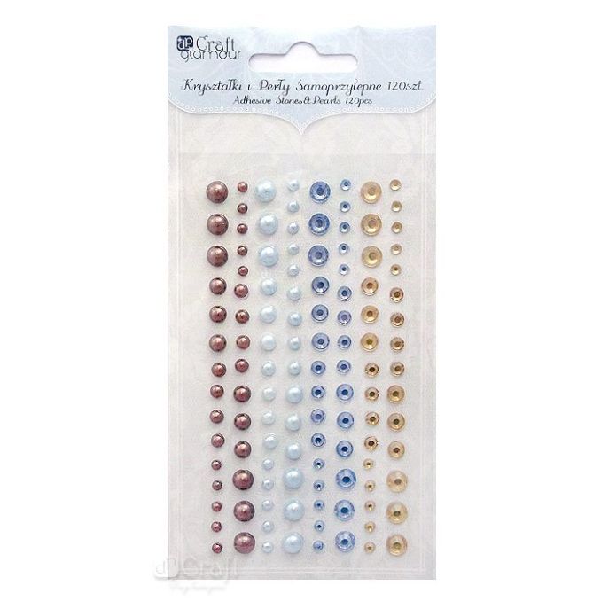 Strasuri/pietre si perle adezive, Ø 3/4/5/6mm, 120 buc/set, azure&spice, Dp Craft Strasuri/pietre si perle adezive, Ø 3/4/5/6mm, 120 buc/set, azure&spice, Dp Craft