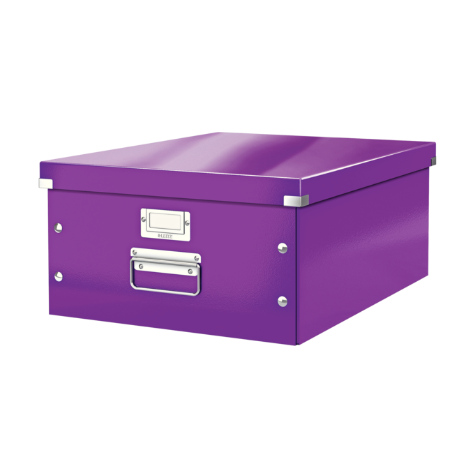 Cutii & Containere arhivare - Cutie arhivare mare, 369x200x482mm, mov, Leitz Click&Store Cutii & Containere arhivare - Cutie arhivare mare, 369x200x482mm, mov, Leitz Click&Store