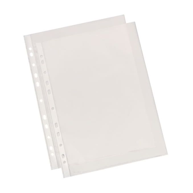 Folii plastic - Folii de protectie A4, cristal, 55 microni, 100 buc/set, Esselte
