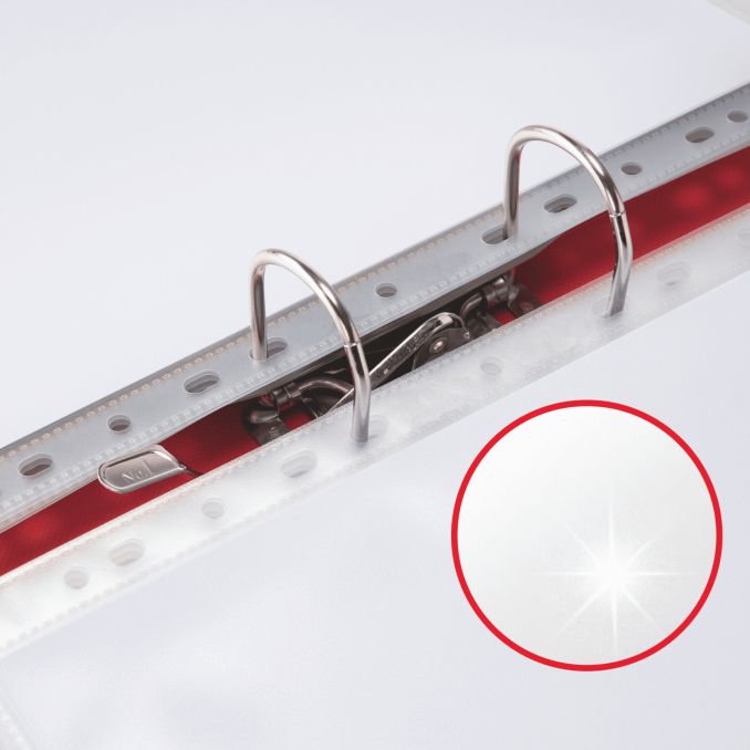 Folii plastic - Folii de protectie A4, cristal, 55 microni, 100 buc/set, Esselte