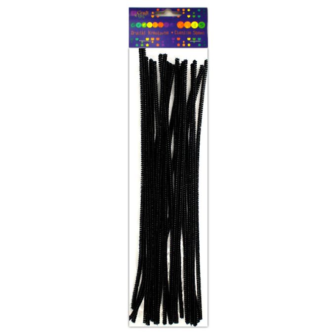 Sarma plusata creativa, 0.4x30cm, 25 buc/set, negru, Dp Craft Sarma plusata creativa, 0.4x30cm, 25 buc/set, negru, Dp Craft