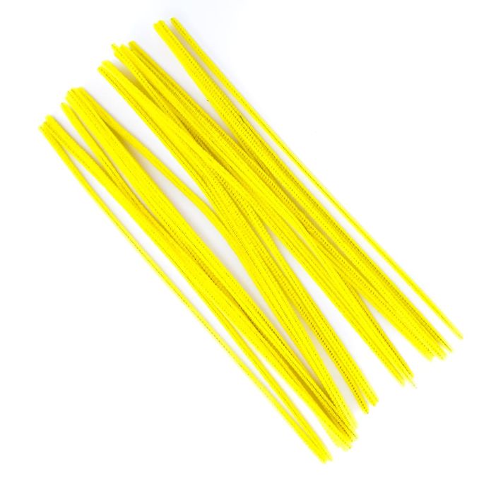 Sarma plusata creativa, 0.4x30cm, 25 buc/set, galben, Dp Craft Sarma plusata creativa, 0.4x30cm, 25 buc/set, galben, Dp Craft