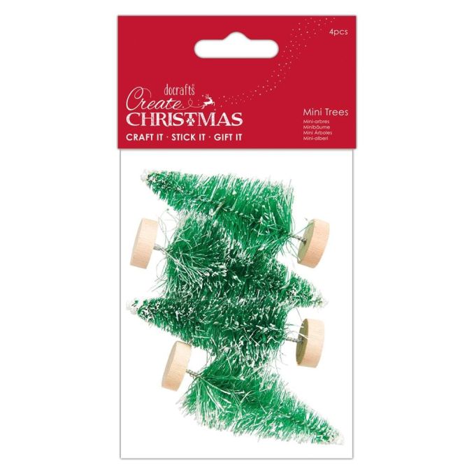 Braduti decorativi, 6.5cm, 4 buc/set, verde, Create Christmas Braduti decorativi, 6.5cm, 4 buc/set, verde, Create Christmas