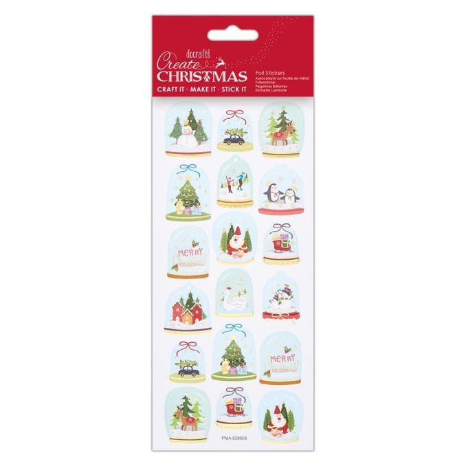 Stickere/abtibilduri, globuri cu motive de Craciun, Create Christmas Stickere/abtibilduri, globuri cu motive de Craciun, Create Christmas