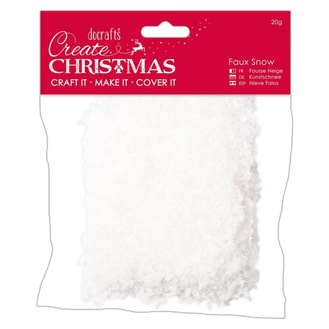 Zapada decorativa artificiala, 20 g/pachet, alb, Create Christmas Zapada decorativa artificiala, 20 g/pachet, alb, Create Christmas