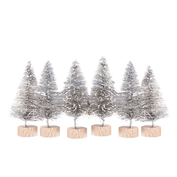 Braduti decorativi, 5cm, 6 buc/set, argintiu, Dp Craft Braduti decorativi, 5cm, 6 buc/set, argintiu, Dp Craft