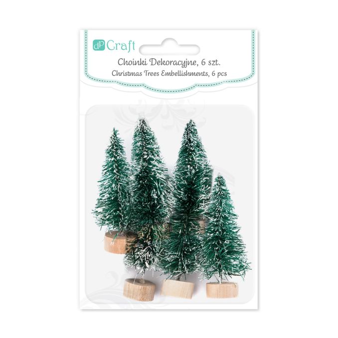 Braduti decorativi, 5cm, 6 buc/set, verde, Dp Craft Braduti decorativi, 5cm, 6 buc/set, verde, Dp Craft