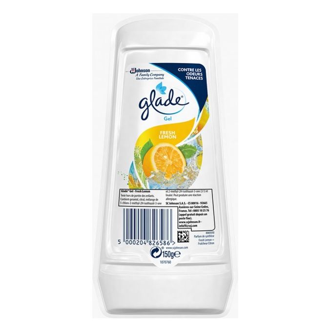 Odorizanti si insecticide - Odorizant camera, solid, 150g, fresh lemon, Glade Odorizanti si insecticide - Odorizant camera, solid, 150g, fresh lemon, Glade