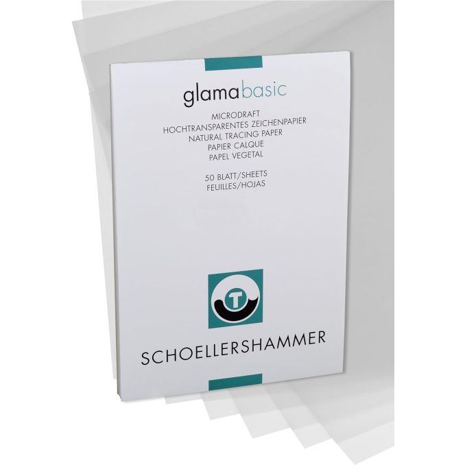 Hartie de calc milimetrica A4, 80g/mp, 50 coli/top, Schoellershammer Hartie de calc milimetrica A4, 80g/mp, 50 coli/top, Schoellershammer