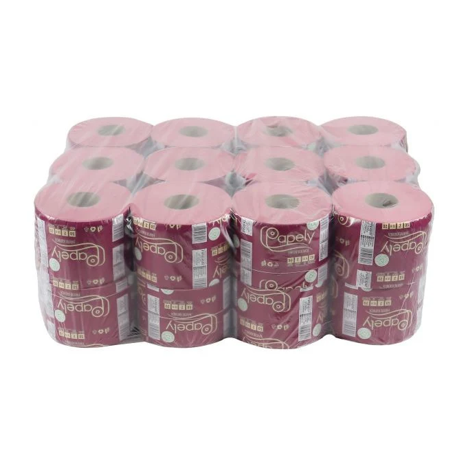 Hartie igienica, prosoape si servetele - Hartie igienica jumbo Papely, pentru dispenser, 50m/rola, 2 straturi, 24 role/pachet, roz Hartie igienica, prosoape si servetele - Hartie igienica jumbo Papely, pentru dispenser, 50m/rola, 2 straturi, 24 role/pachet, roz