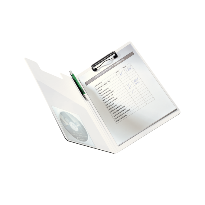 Clipboarduri - Clipboard A4, dublu, turcoaz metalizat, Leitz WOW