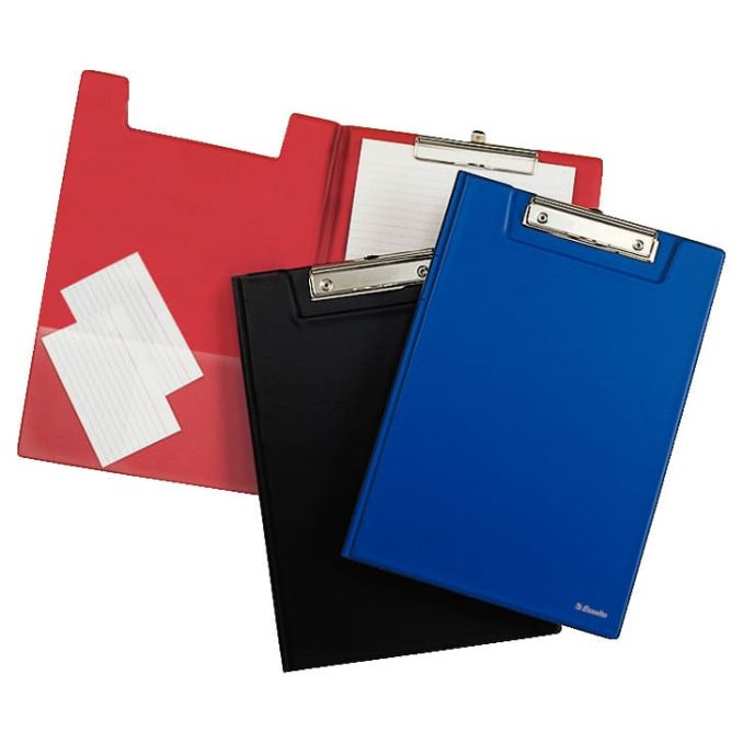 Clipboarduri - Clipboard A4, dublu, albastru, Esselte