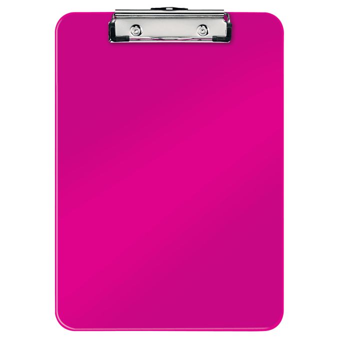 Clipboarduri - Clipboard A4, simplu, roz metalizat, Leitz WOW Clipboarduri - Clipboard A4, simplu, roz metalizat, Leitz WOW