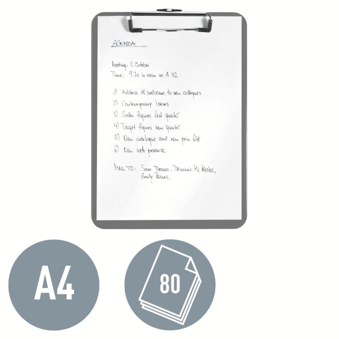 Clipboarduri - Clipboard A4, simplu, mov metalizat, Leitz WOW