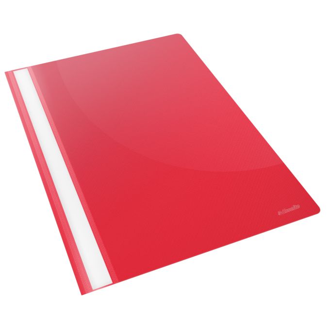 Dosare plastic & carton - Dosar plastic cu sina, rosu, Esselte Dosare plastic & carton - Dosar plastic cu sina, rosu, Esselte