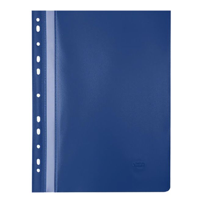 Dosare plastic & carton - Dosar plastic cu sina si multiperforatii, bleumarin, Noki Dosare plastic & carton - Dosar plastic cu sina si multiperforatii, bleumarin, Noki