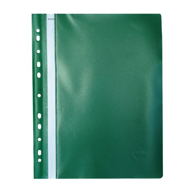 Dosare plastic & carton - Dosar plastic cu sina si multiperforatii, verde, Noki Dosare plastic & carton - Dosar plastic cu sina si multiperforatii, verde, Noki