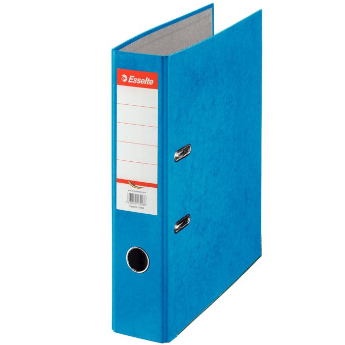 Bibliorafturi - Biblioraft carton A4, 75mm, albastru marmorat, Esselte Rainbow Bibliorafturi - Biblioraft carton A4, 75mm, albastru marmorat, Esselte Rainbow
