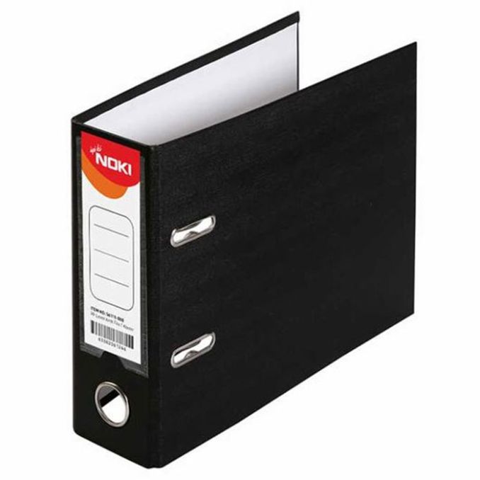 Bibliorafturi - Biblioraft plastifiat A5, 75mm, negru, Noki Bibliorafturi - Biblioraft plastifiat A5, 75mm, negru, Noki