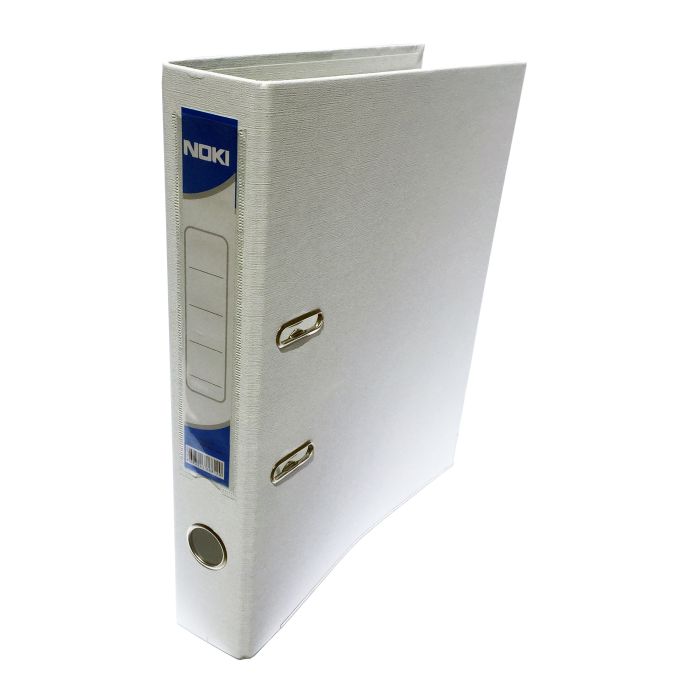 Bibliorafturi - Biblioraft plastifiat int-ext A4, 50mm, alb, Noki Bibliorafturi - Biblioraft plastifiat int-ext A4, 50mm, alb, Noki